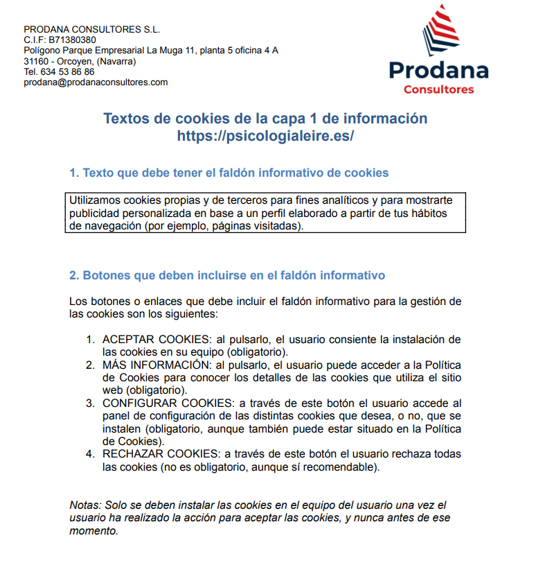 Política de Cookies 1